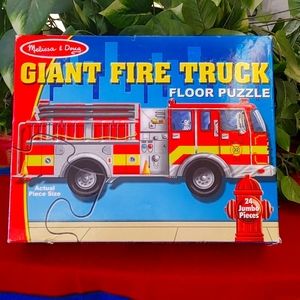 Melissa and Doug giant fire truck floor puzzle